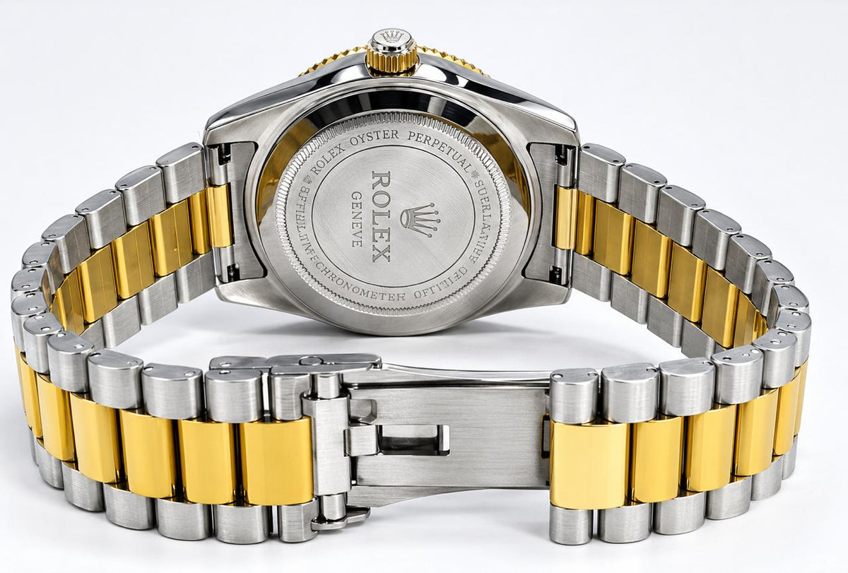 Luxury Gold & Silver Blue Dial Watch – Premium Men’s Business & Casual Wristwatch Timeless Elegance. Distinctive Style. Premium Appeal.