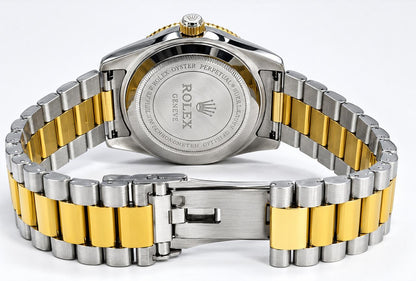 Luxury Gold & Silver Blue Dial Watch – Premium Men’s Business & Casual Wristwatch Timeless Elegance. Distinctive Style. Premium Appeal.